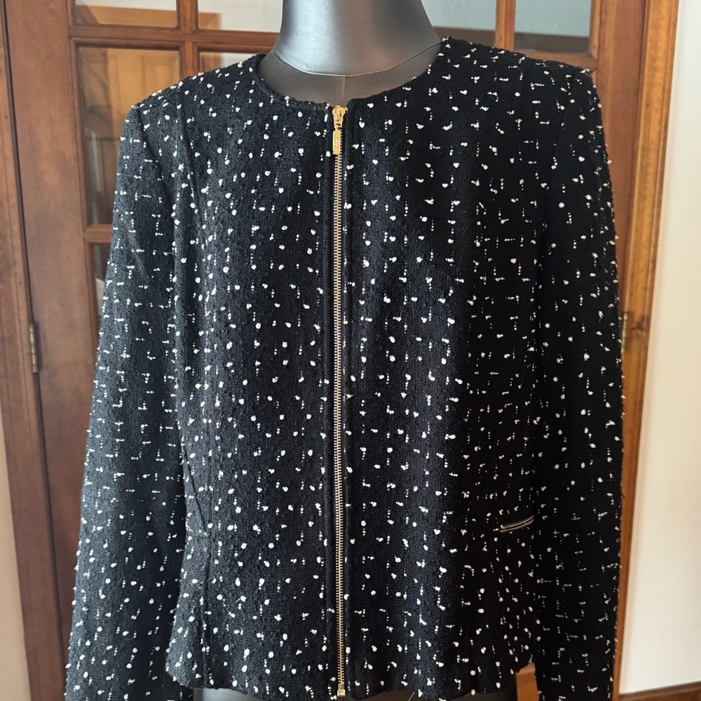 Tommy Hilfiger Black Blazer with White Speckles